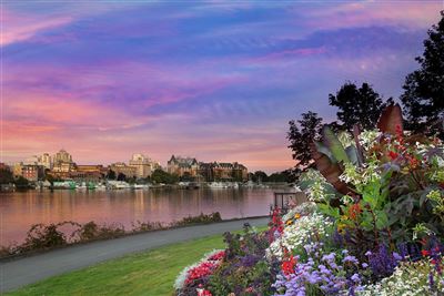 Sonneuntergang am Inner Harbour
